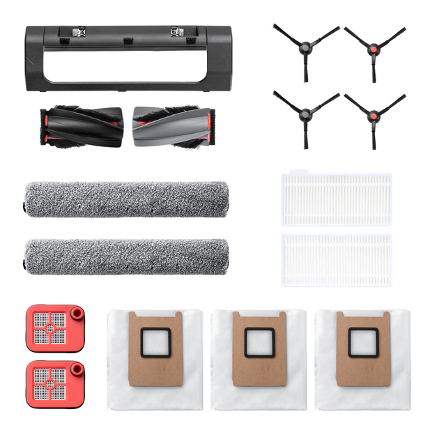 eufy Omni C28 and X12 Pro - Robot Vacuum Replacement Kit, Brushes, Filters and Mops